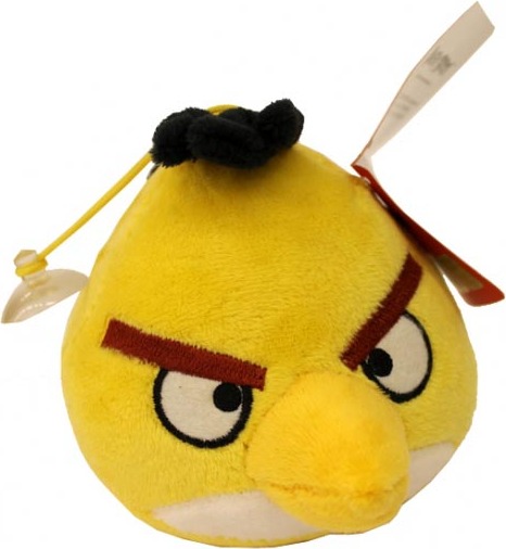 Мягкая игрушка 1TOY КАВ031 Angry Birds с присоской